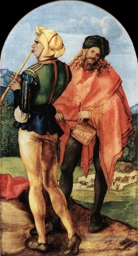  san - Deux musiciens Nothern Renaissance Albrecht Dürer